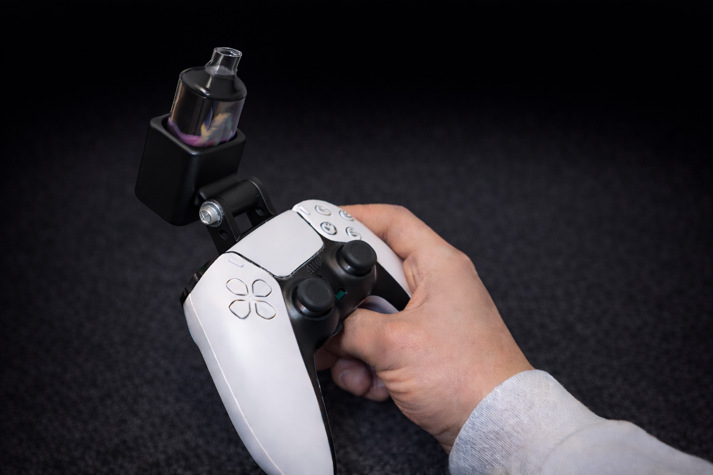 Support puff manette PS5-9K – Noir