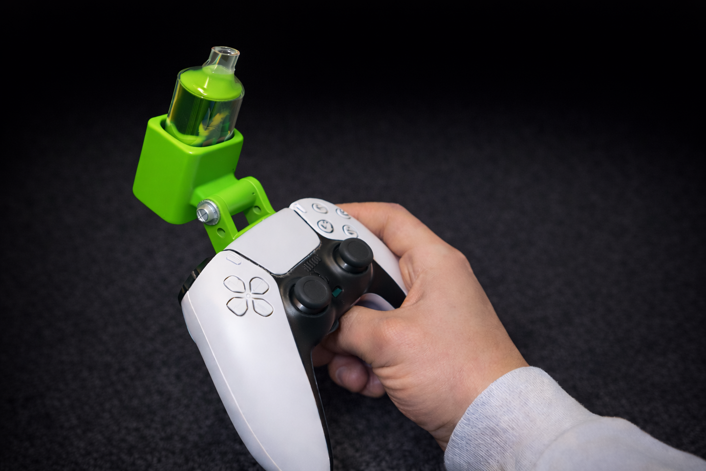 Support puff manette PS5-16K – Vert