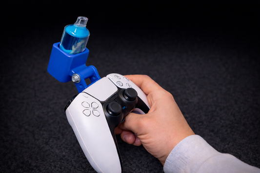 Support puff manette PS5 – Bleu